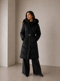 Parka Negra Fly Luxury