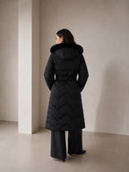 Parka Negra Fly Luxury